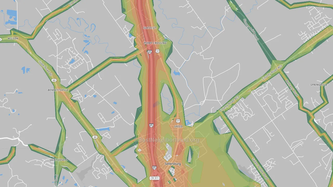 Speed, IN Map of Noise Levels in Speed