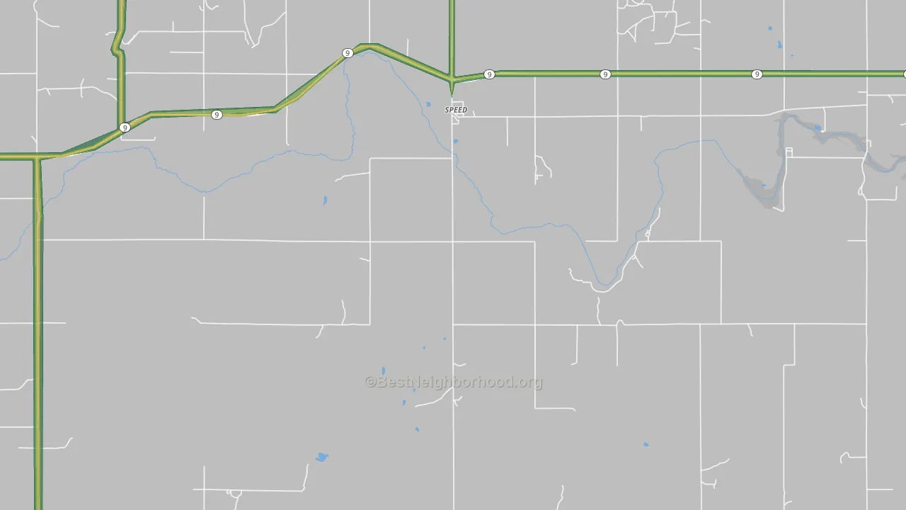 Speed, KS Map of Noise Levels in Speed