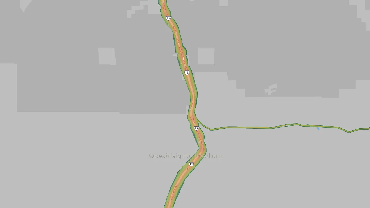 Spencer, ID Map of Noise Levels in Spencer