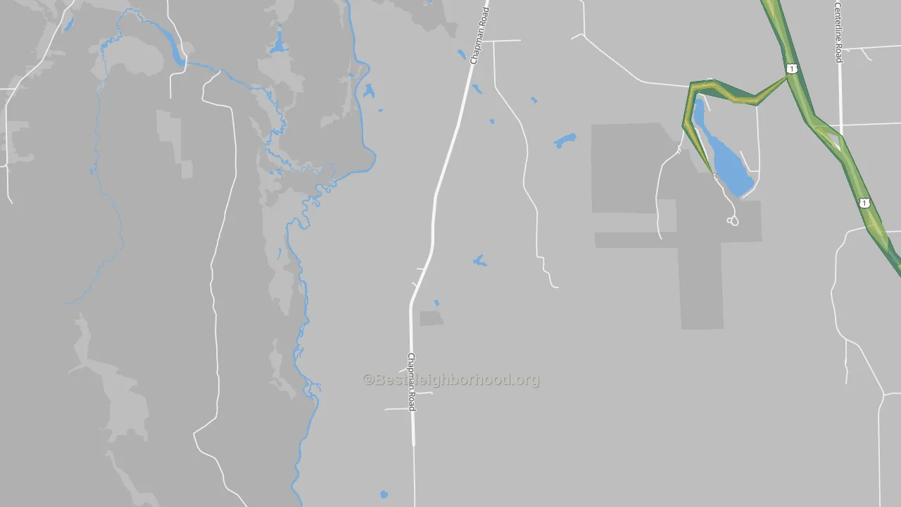 Spragueville, ME Map of Noise Levels in Spragueville