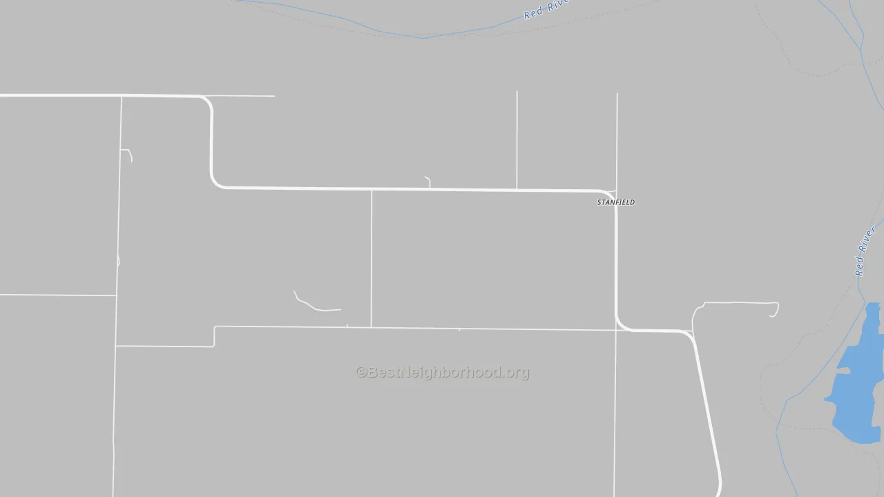 Stanfield, TX Map of Noise Levels in Stanfield