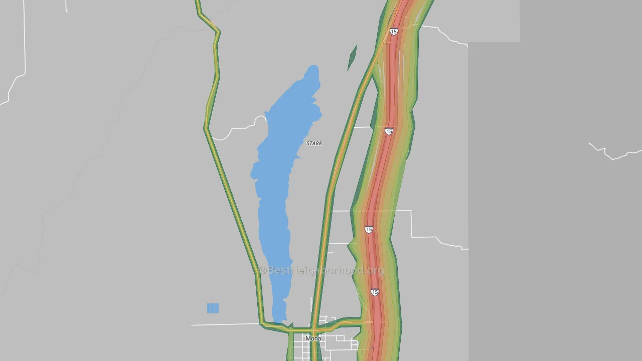 Starr, UT Map of Noise Levels in Starr
