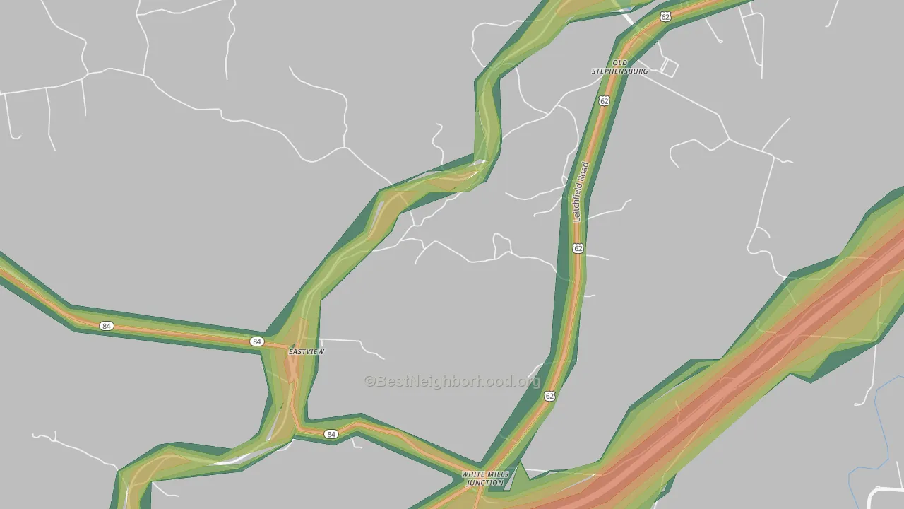 Stephensburg, KY Map of Noise Levels in Stephensburg