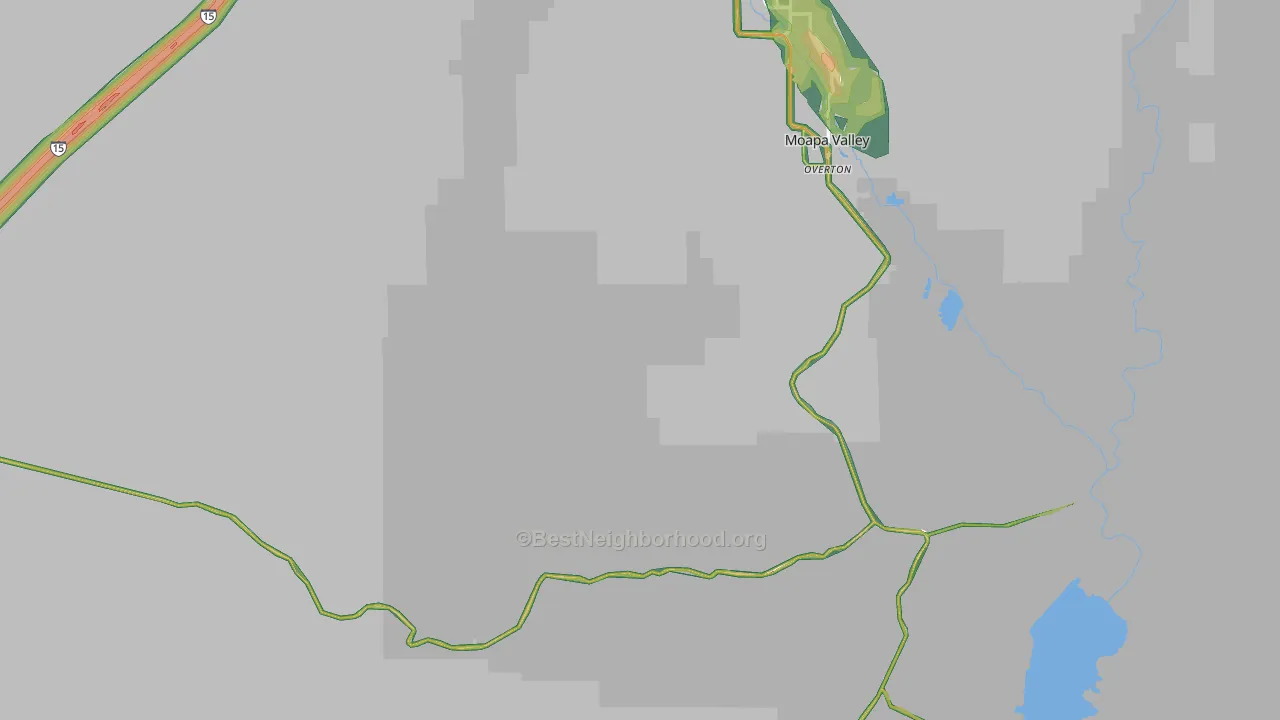 Stewarts Point, NV Map of Noise Levels in Stewarts Point