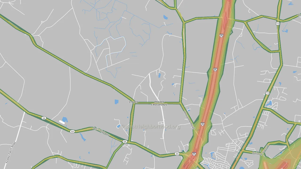 Stokes, SC Map of Noise Levels in Stokes