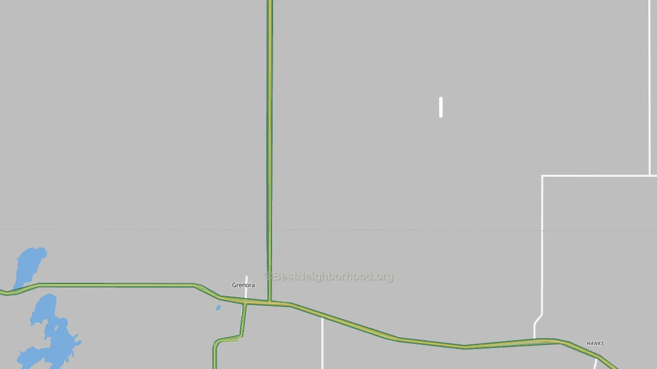 Stoneview, ND Map of Noise Levels in Stoneview