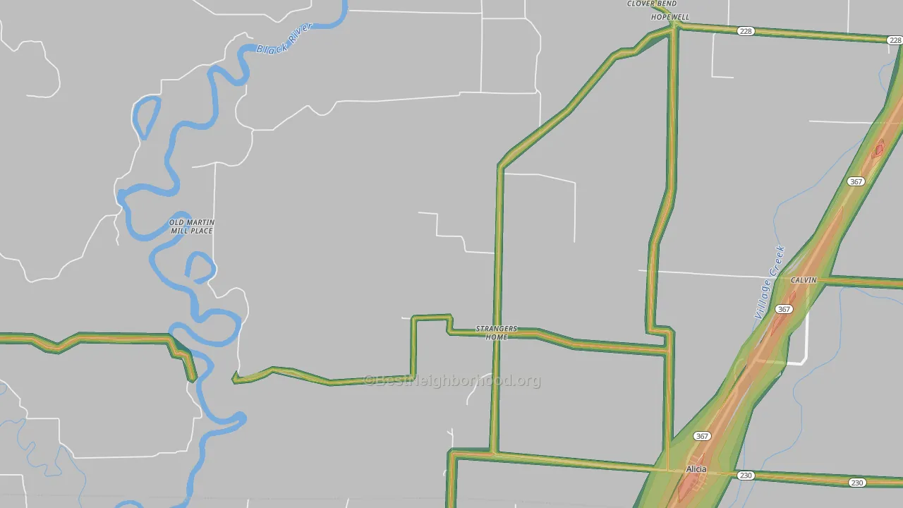 Strangers Home, AR Map of Noise Levels in Strangers Home