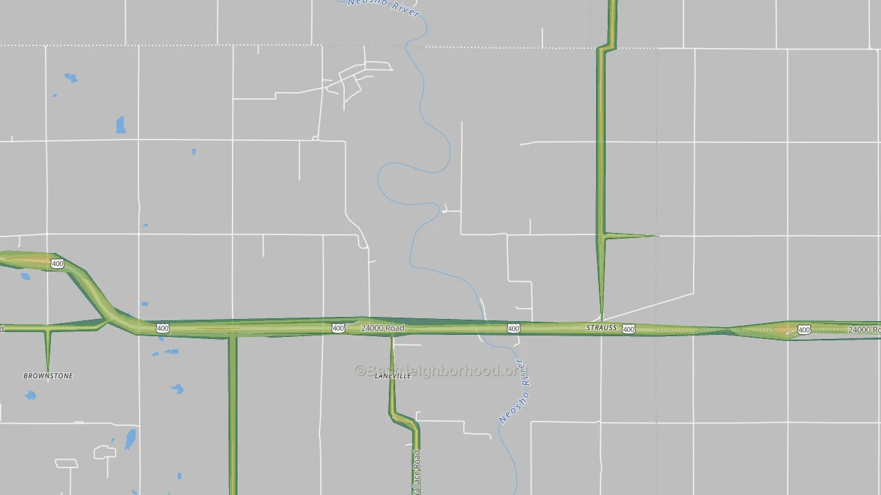 Strauss, KS Map of Noise Levels in Strauss