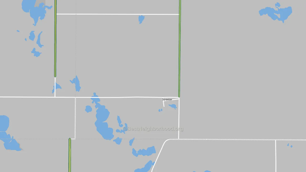 Streeter, ND Map of Noise Levels in Streeter