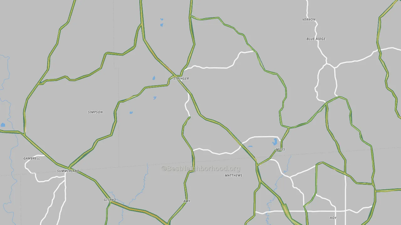 Stringer, MS Map of Noise Levels in Stringer