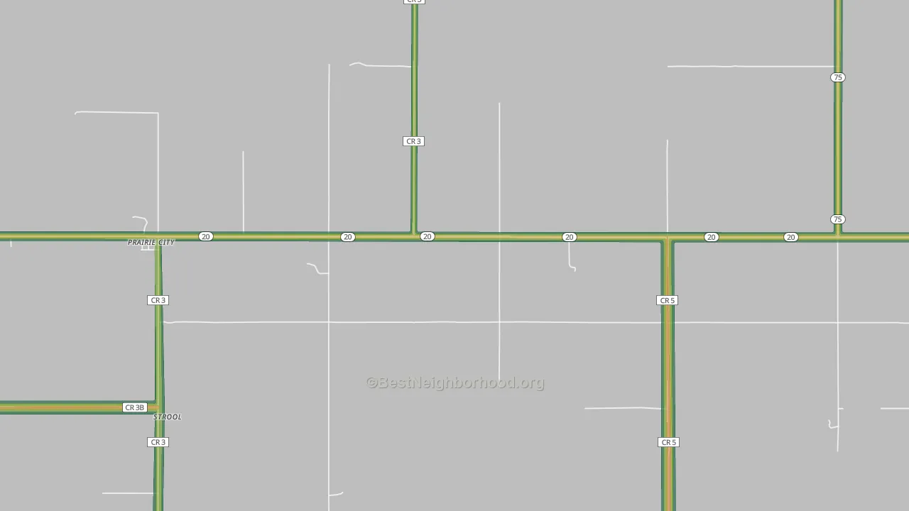 Strool, SD Map of Noise Levels in Strool