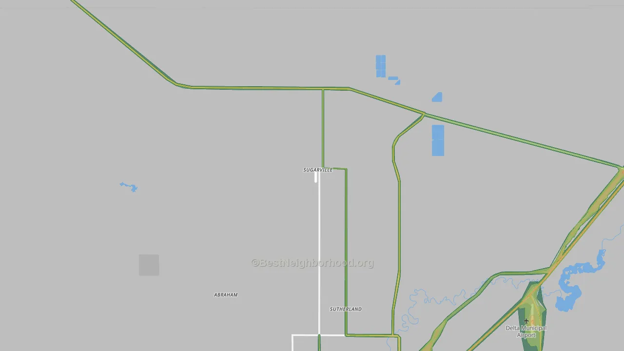 Sugarville, UT Map of Noise Levels in Sugarville