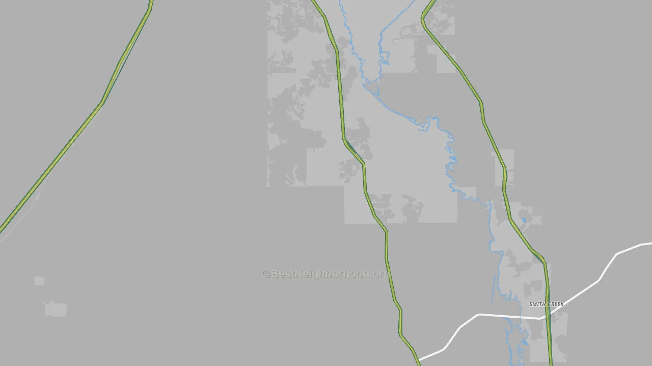 Sumatra, FL Map of Noise Levels in Sumatra