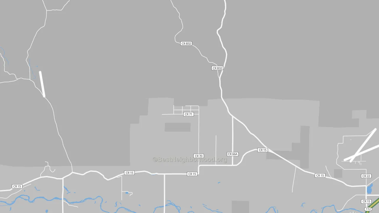 Summitville, CO Map of Noise Levels in Summitville