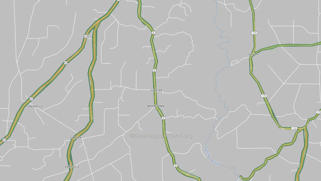 Sumpter, AR Map of Noise Levels in Sumpter