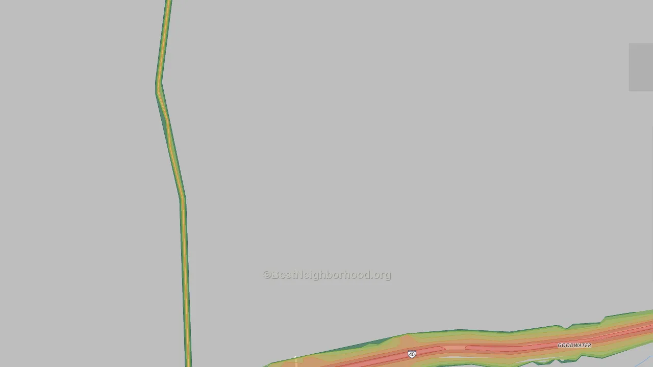 Sun Valley, AZ Map of Noise Levels in Sun Valley