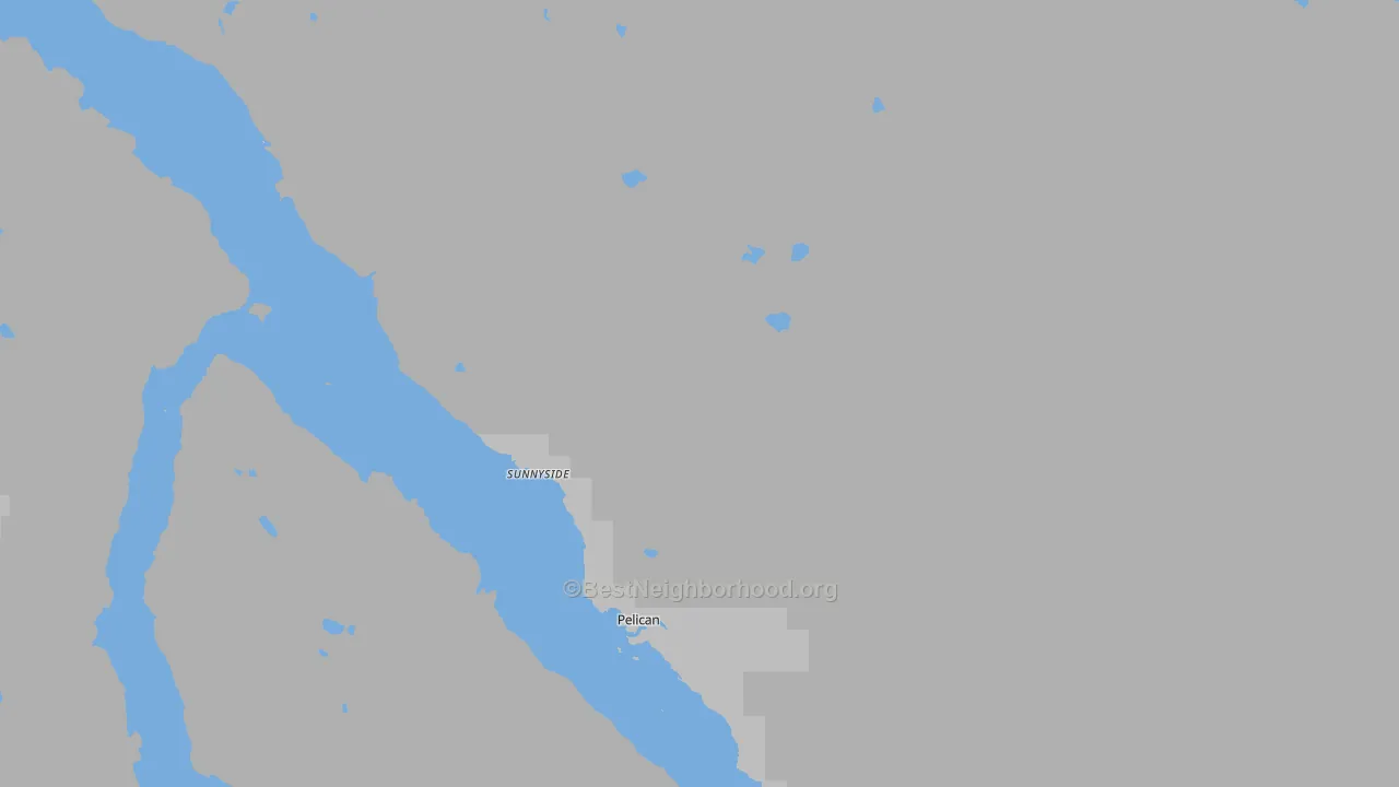 Sunnyside, AK Map of Noise Levels in Sunnyside