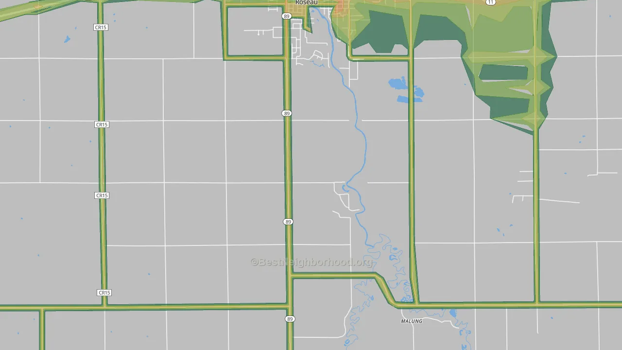 Swift, MN Map of Noise Levels in Swift
