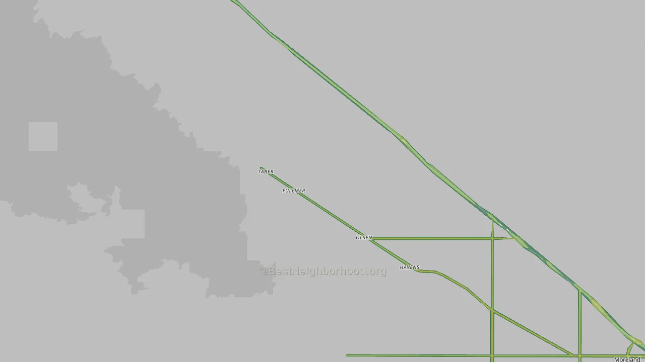 Taber, ID Map of Noise Levels in Taber