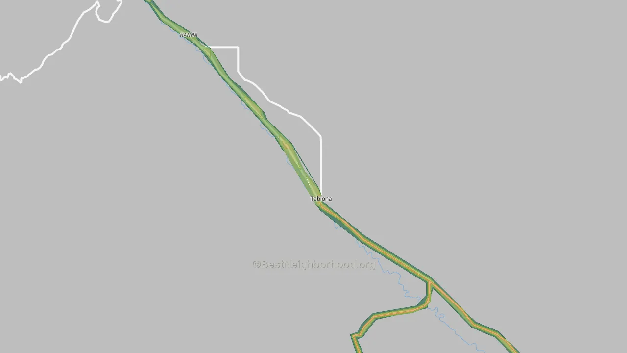 Tabiona, UT Map of Noise Levels in Tabiona