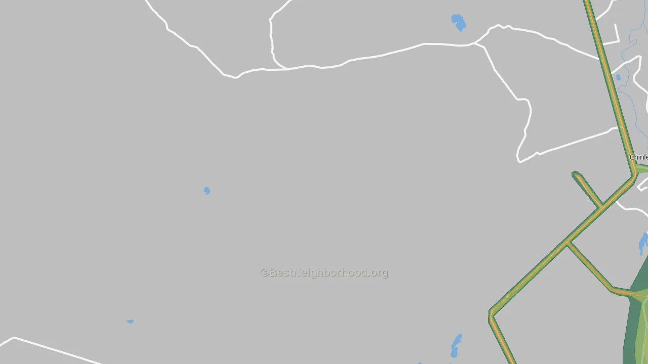 Tahchee, AZ Map of Noise Levels in Tahchee