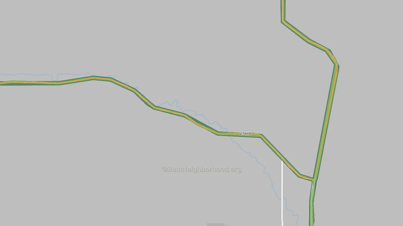 Talmage, UT Map of Noise Levels in Talmage