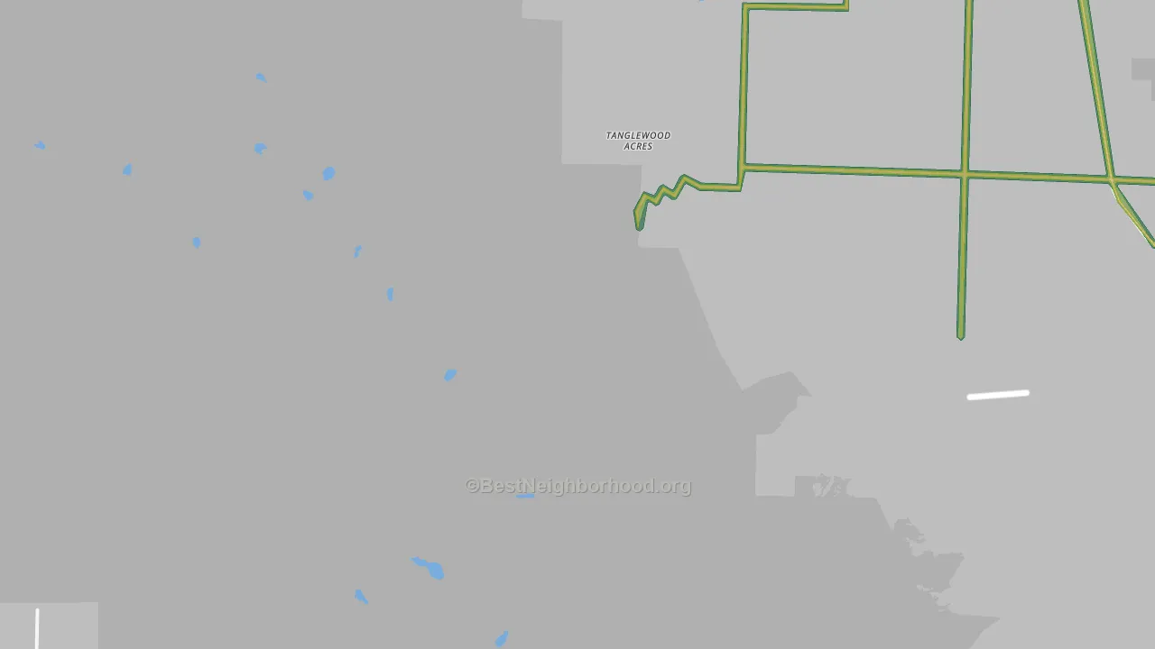 Tanglewood Acres, CO Map of Noise Levels in Tanglewood Acres