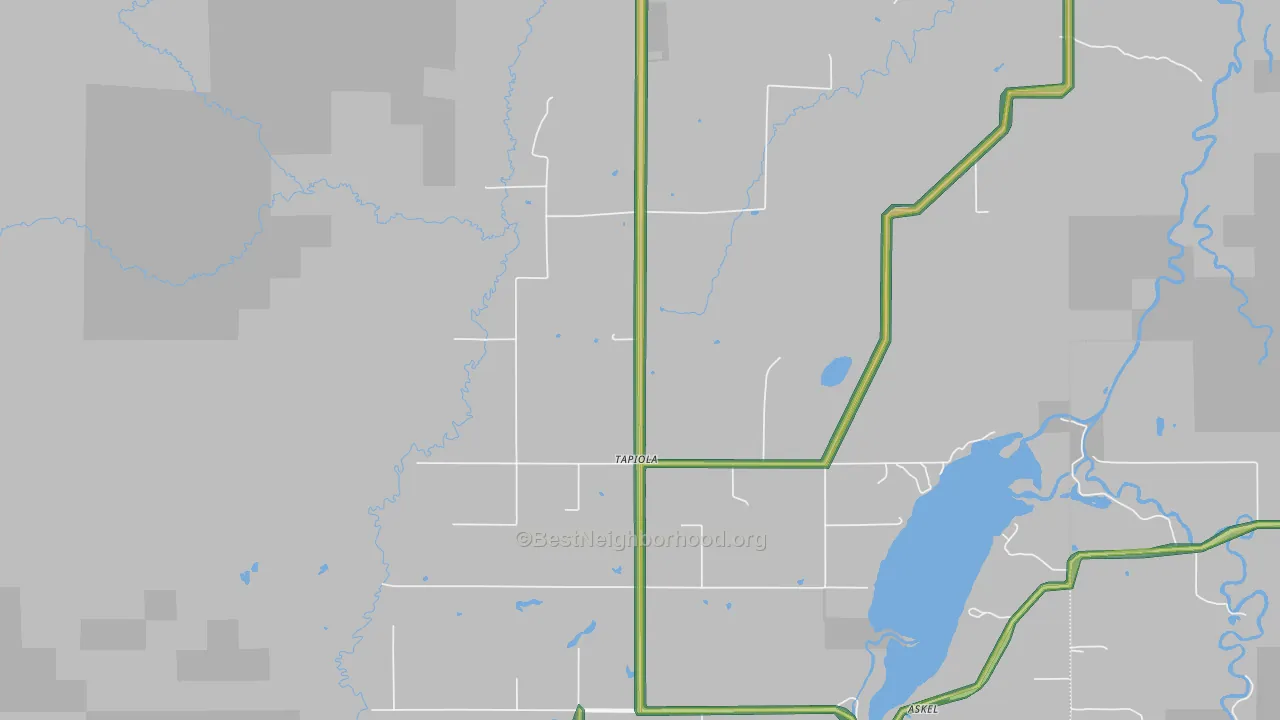 Tapiola, MI Map of Noise Levels in Tapiola