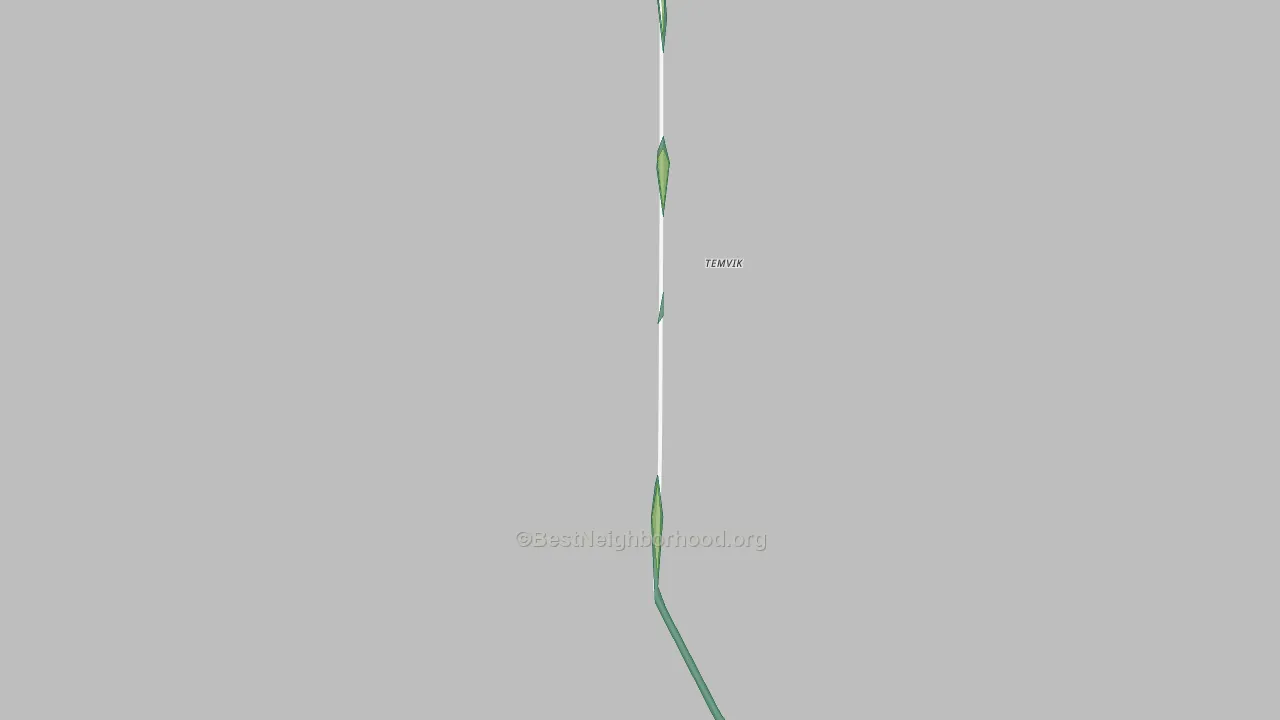 Temvik, ND Map of Noise Levels in Temvik