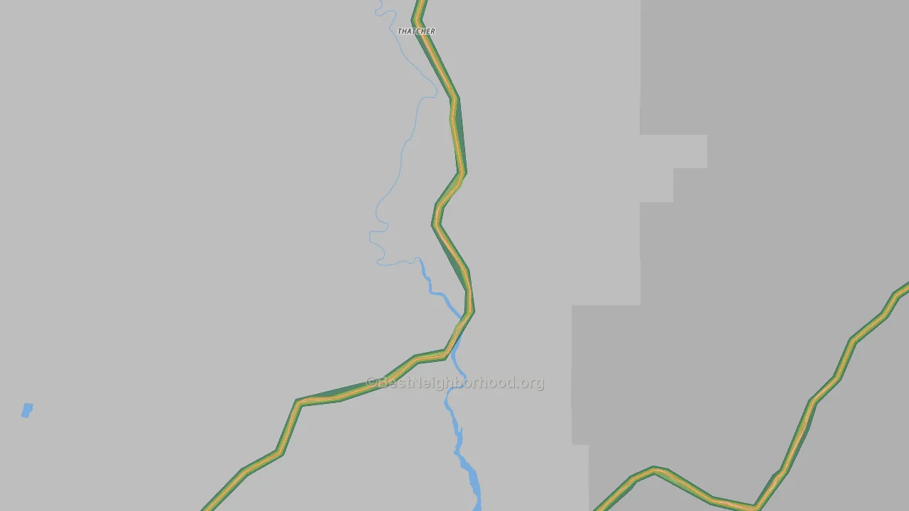 Thatcher, ID Map of Noise Levels in Thatcher