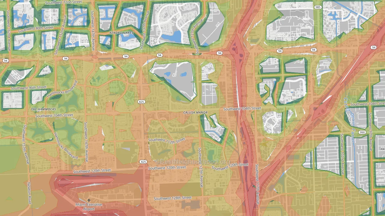 The Crossings, FL Map of Noise Levels in The Crossings