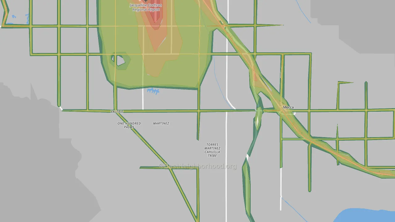 Thermal, CA Map of Noise Levels in Thermal