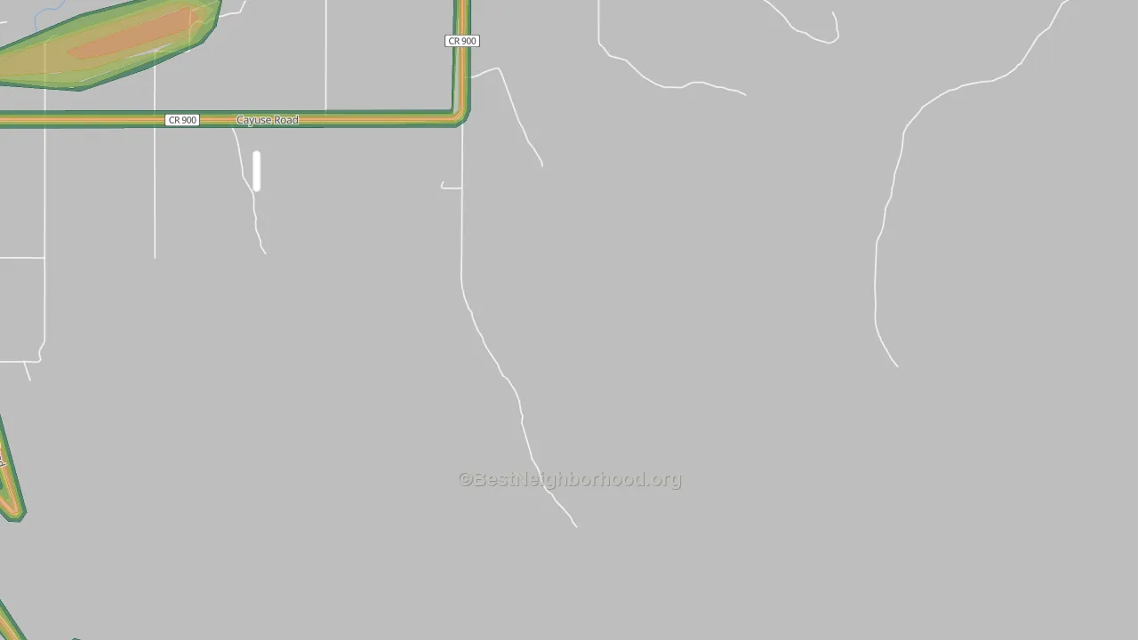 Thorn Hollow, OR Map of Noise Levels in Thorn Hollow