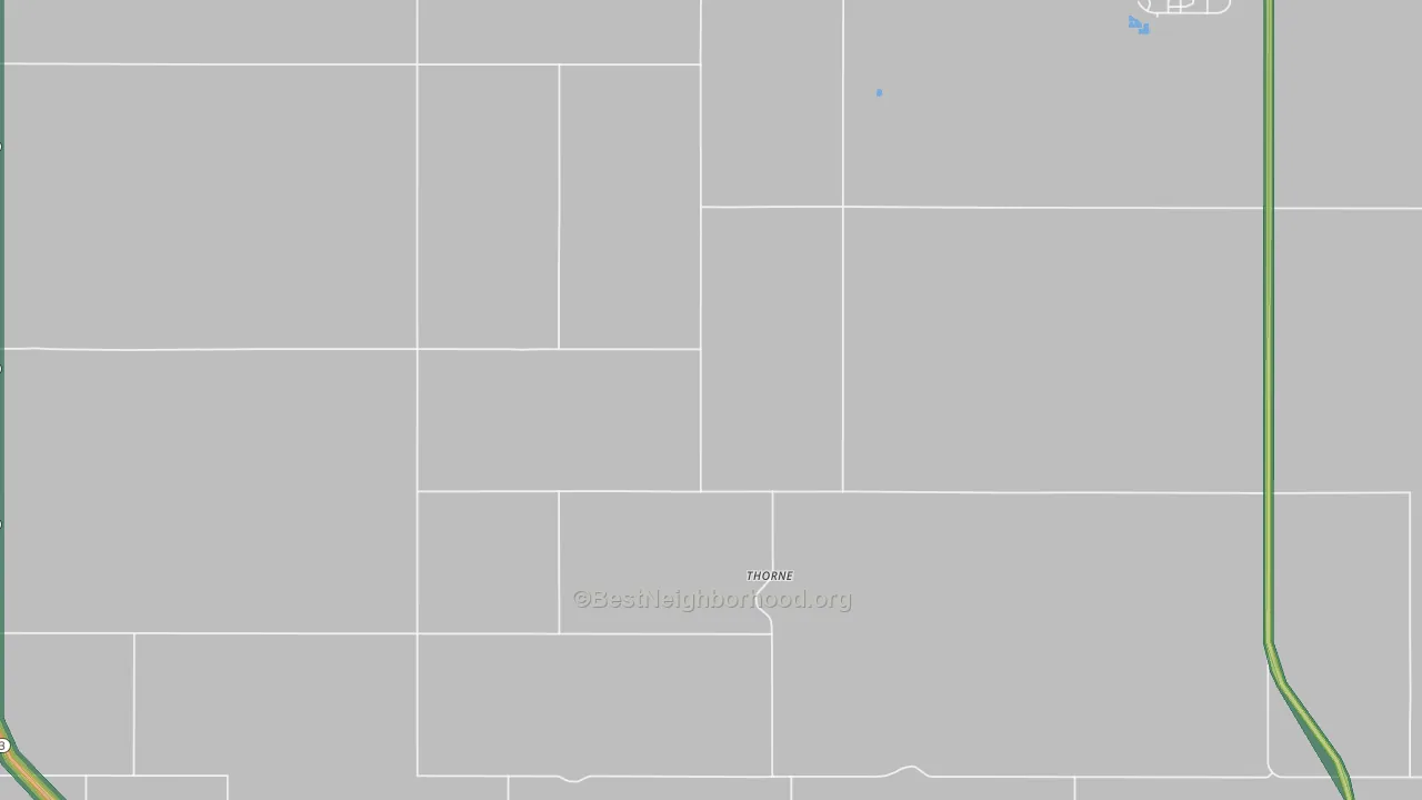 Thorne, ND Map of Noise Levels in Thorne