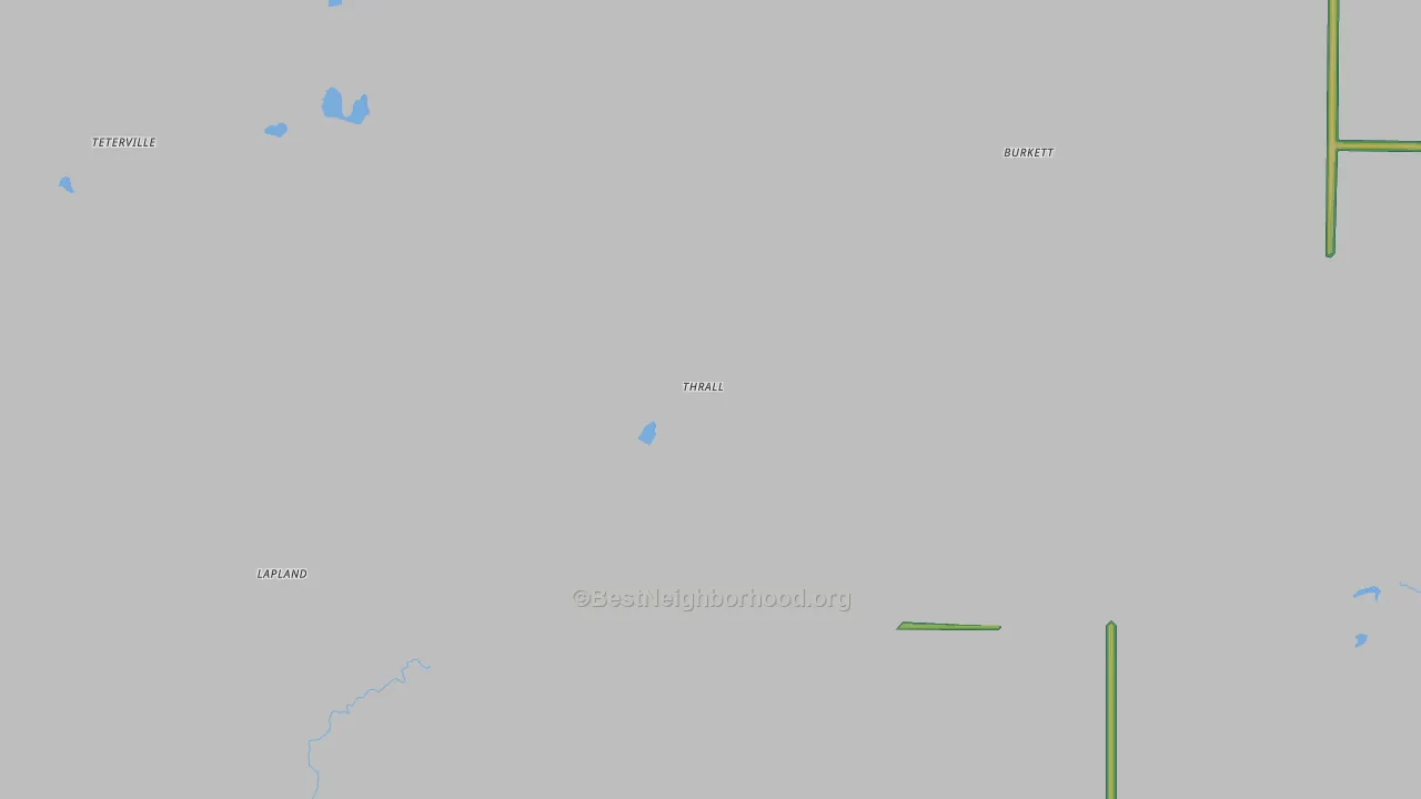 Thrall, KS Map of Noise Levels in Thrall