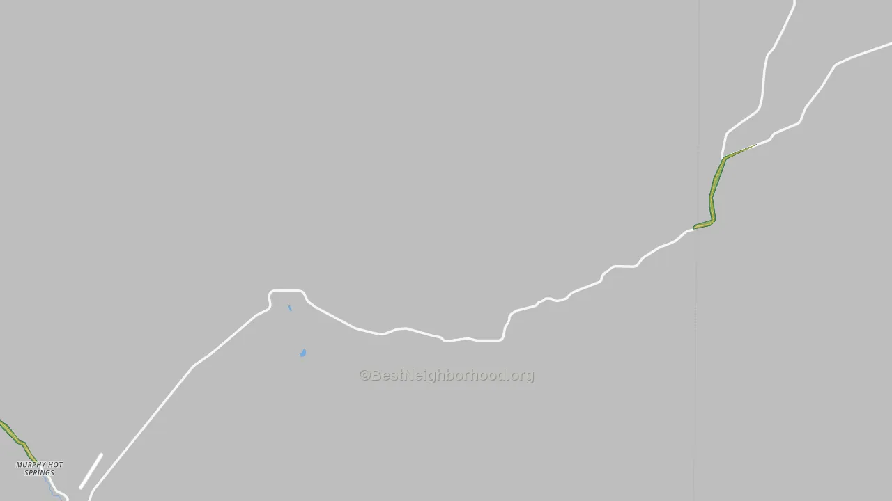 Three Creek, ID Map of Noise Levels in Three Creek