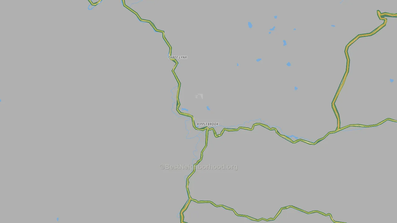 Three Lynx, OR Map of Noise Levels in Three Lynx