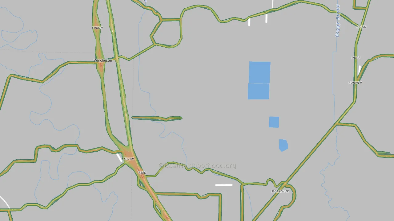 Tillar, AR Map of Noise Levels in Tillar