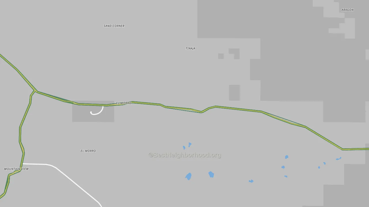 Tinaja, NM Map of Noise Levels in Tinaja