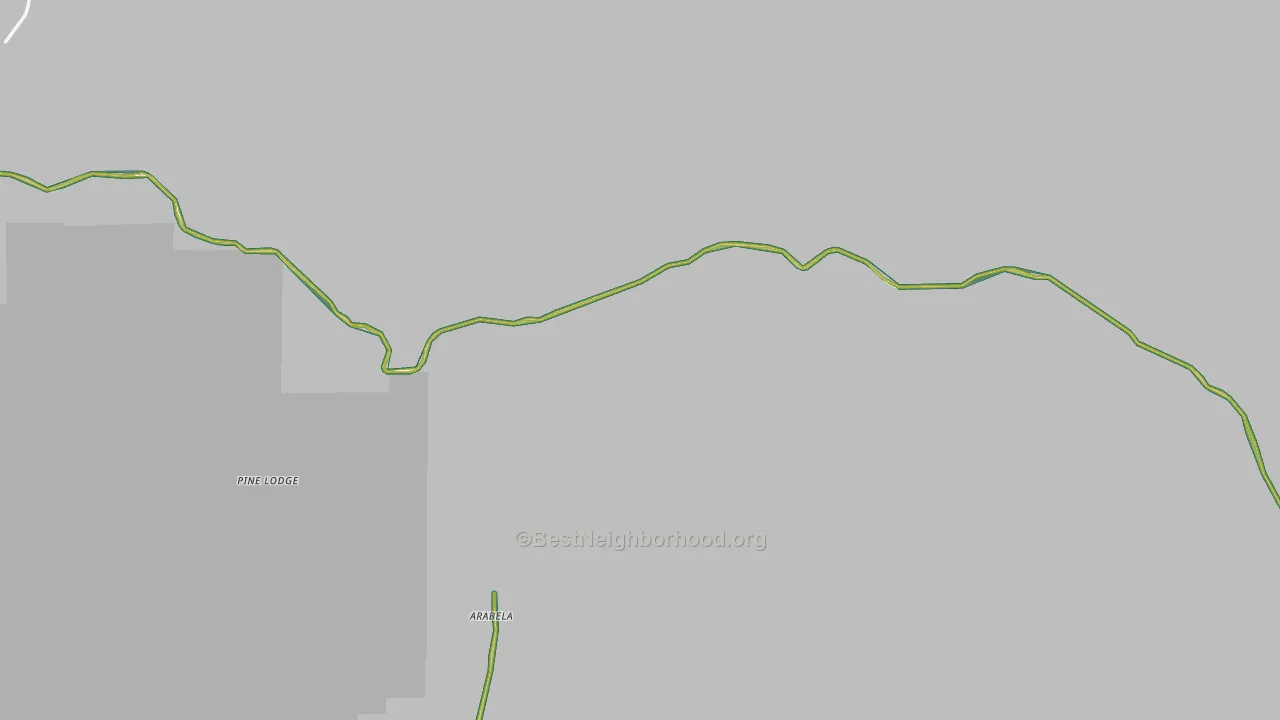 Tinnie, NM Map of Noise Levels in Tinnie