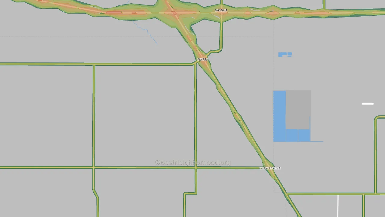 Tintah, MN Map of Noise Levels in Tintah