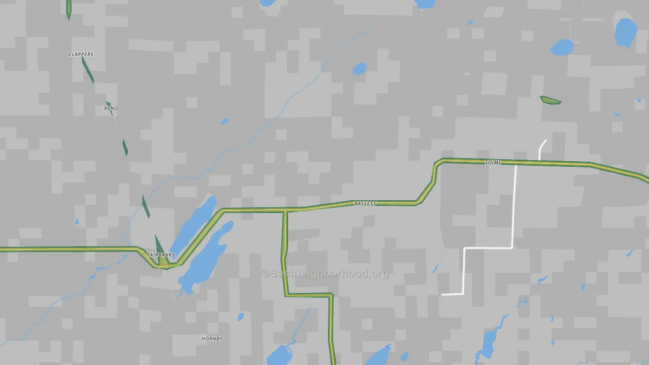 Toimi, MN Map of Noise Levels in Toimi