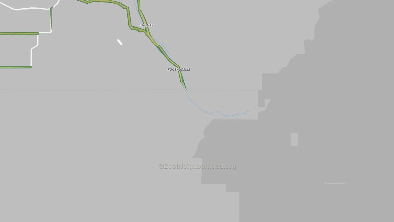 Tollgate, OR Map of Noise Levels in Tollgate