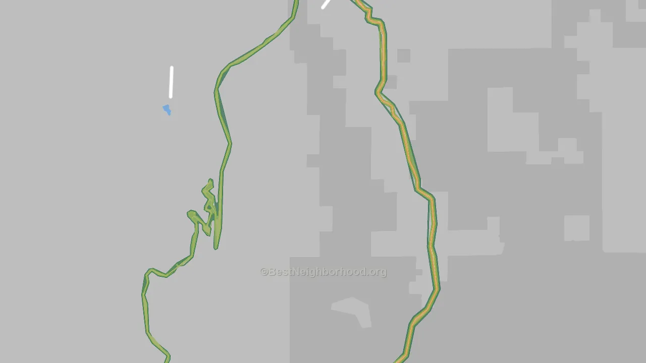 Troy, OR Map of Noise Levels in Troy