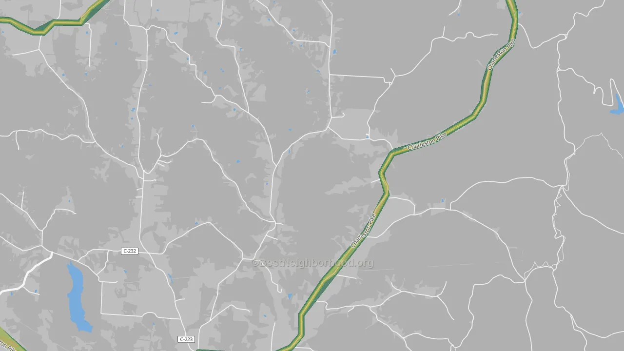 Tucson, OH Map of Noise Levels in Tucson