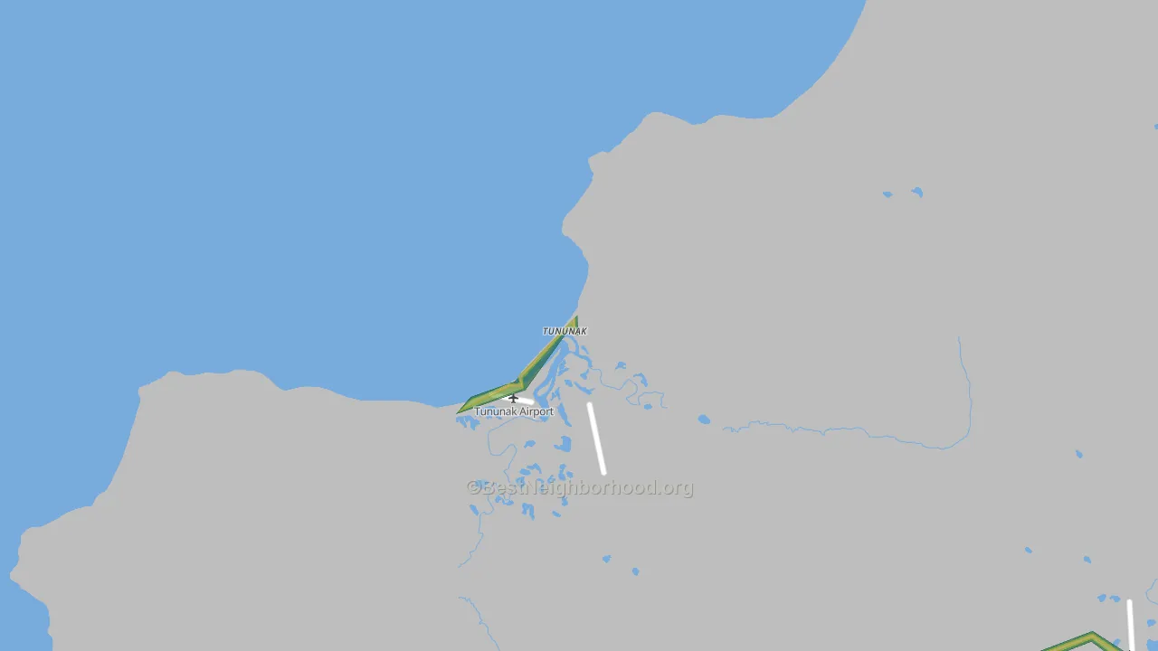 Tununak, AK Map of Noise Levels in Tununak