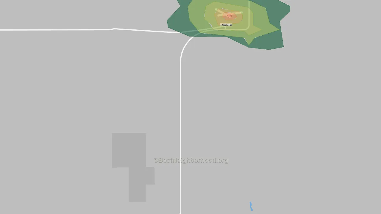 Turner, MT Map of Noise Levels in Turner