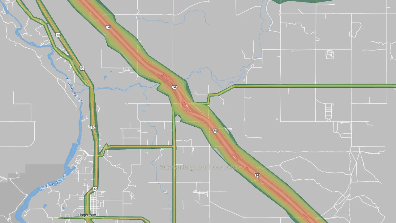 Tuttle, ID Map of Noise Levels in Tuttle