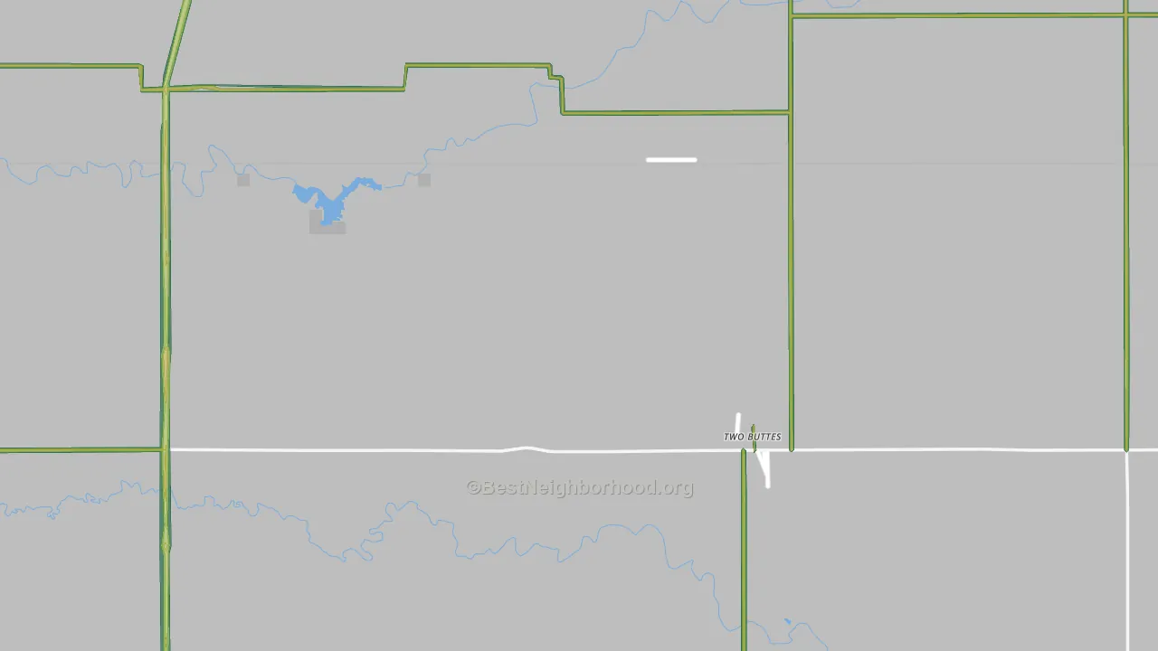 Two Buttes, CO Map of Noise Levels in Two Buttes