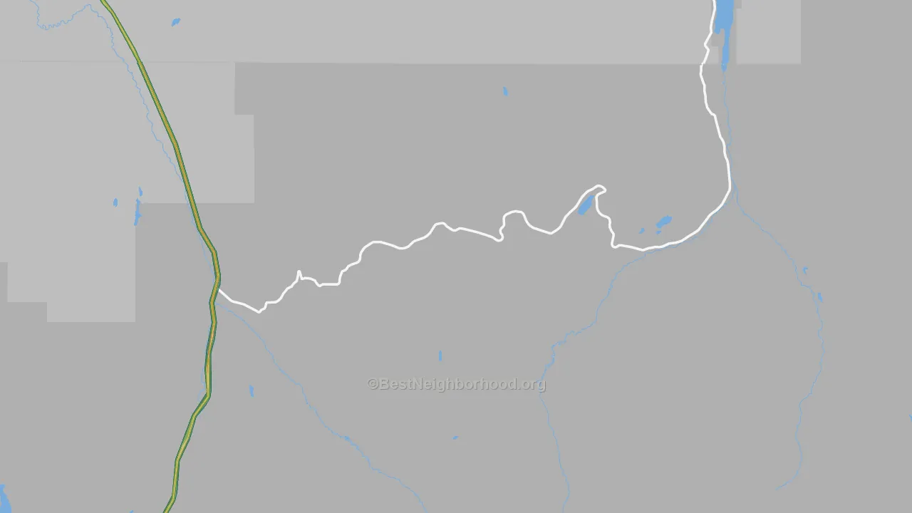 Uinta National Forest, UT Map of Noise Levels in Uinta National Forest